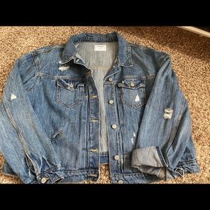 Old navy distress Jean jacket